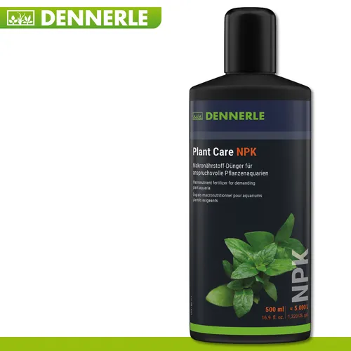 Dennerle 500 ml Plant Care NPK Makronährstoff-Dünger für Aquarienpflanzen