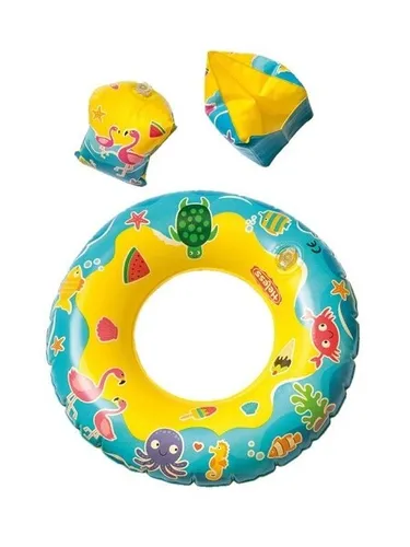 HELESS PUPPENKLEIDUNG SCHWIMMRING MIT SCHWIMMFLÜGEL KLEIDUNG PUPPE NEU