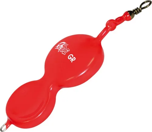 Dieter Eisele Flounder-Spoon rot - Buttlöffel zum Plattfischangeln, Gewicht:90g