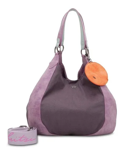 Fritzi aus Preußen Shopper Izzy Woo Canvas Set, 2-tlg - Stylischer Shopper aus robustem Canvas in Plumy, ideal für den Alltag mit zwei praktischen Henkel und großzügigem Stauraum.