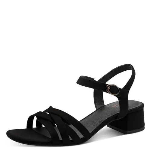 Jana Sandalette Plateausandale schwarz 37 EU - Stylische Plateausandalette in Schwarz, Größe 37 EU, mit 4,5 cm Absatzhöhe. Der praktische Klettverschluss sorgt für einfachen Einstieg und optimalen Halt. Ideal für den lässigen Sommerlook.