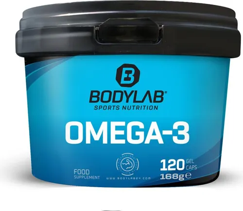 BODYLAB Omega-3 - 120 Kapseln mit 360mg Eicosapentaensäure (EPA)