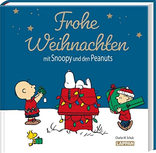 Peanuts Geschenkbuch: Frohe Weihnachten mit Snoopy - Entdecken Sie die zauberhafte Weihnachtszeit mit Charlie Brown und seinen Freunden. Ideal als Geschenk für den Adventskalender und für alle Peanuts-Fans!
