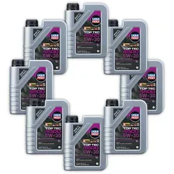 8x 1L LIQUI MOLY 3724 Motoröl Top Tec 4500 5W-30 Hightech Leichtlauf synthetisch
