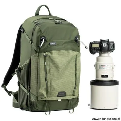thinkTank BackLight 36L Montane Green - Foto Daypack - Kamerataschen & -koffer mit schnellem Zugriff auf die Ausrüstung, ideal für Fotografen, die unterwegs sind.