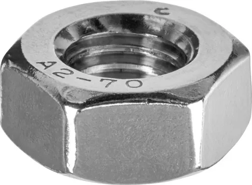 Conmetall Sechskantmuttern M10 Edelstahl A2 - 6 Stück Sechskantmutter