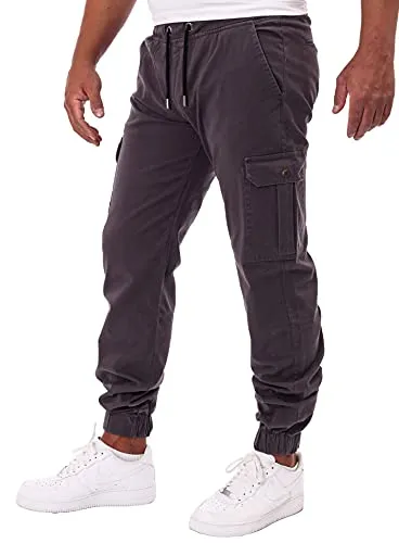 Reslad Chinohose Herren Jogging Jeans Chino Freizeithose Cargo-Hose Jogginghose RS-2084 Anthrazit W29 - Bequeme Herren Chinohose im Regular Fit | Hochwertige Verarbeitung aus 97% Baumwolle für optimalen Tragekomfort | Vielseitig kombinierbar für Freizeit und Sport.