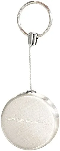infactory Schlüssel JoJo: Schlüsselanhänger Key-Rewinder Deluxe aus Edelstahl (Schlüsselaufroller, Schlüsselkette, ausziehbarer Drahtschnur)