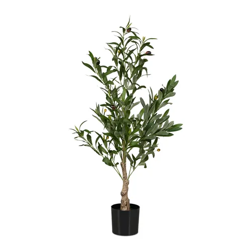 Olivenbaum künstlich - Dekorative Kunstpflanze für Ihr Zuhause - Künstlicher Olivenbaum in verschiedenen Größen, ideal für eine stilvolle Raumgestaltung. Pflegeleicht und langlebig, bringt er mediterranes Flair in Ihr Zuhause.