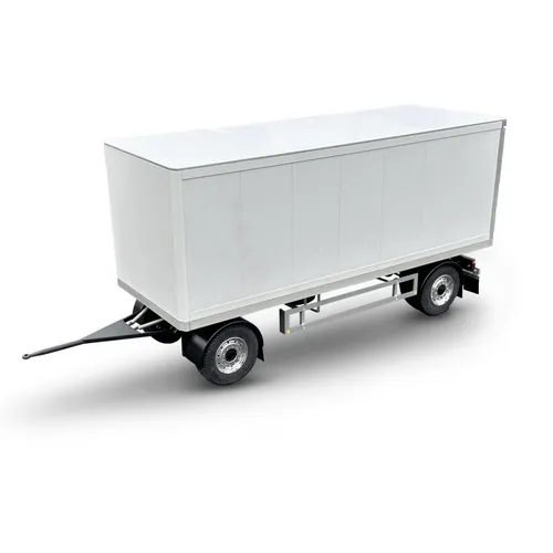 2-Achs-Kofferanhänger für Tamiya Truck 1:14