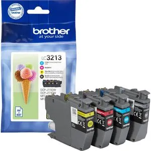 greenline Ersatz für Brother LC-3213 VAL Tintenpatrone Multipack - 1600 Seiten Druckleistung für vielseitige Brother Drucker