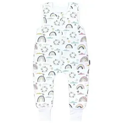 TupTam Babyschlafsack Ganzjahresschlafsack mit Beinen 2,5 TOG Unisex bunt 80-86