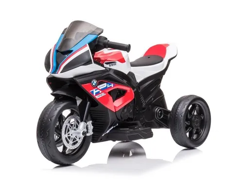 Elektro-Kinderauto BMW HP4 - Rot mit LED und Audio-Modul - Stylisches Elektro-Kinderauto mit zwei leistungsstarken Motoren. Ideal für Kinder ab 3 Jahren, sorgt für aufregenden Fahrspaß draußen. Lange Fahrzeit von bis zu 45 Minuten!