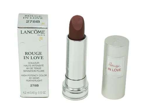 Lancome Rouge In Love Lippenstift 278B – 4,2ml - Hochwertiger Lippenstift in transparenter Farbnuance, ideal für einen natürlichen Look. Die cremige Textur sorgt für ein angenehmes Tragegefühl und langanhaltende Farbe.