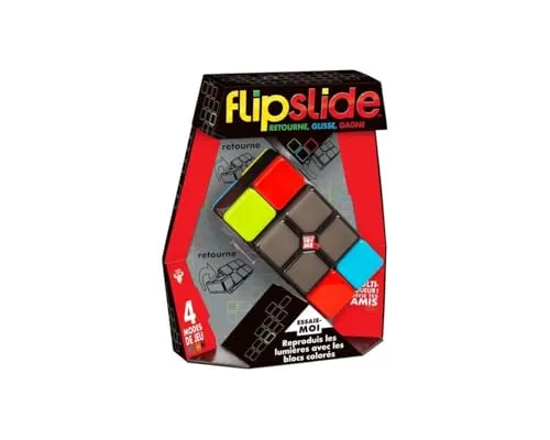 Moose Games-FLIPSLIDE- RÜCK, SCHIEBEN, GEWINNE die Lichter mit den bunten Blöcken Wieder. 4 Spielmodi. Multiplayer fordert Deine Freunde heraus, 25251