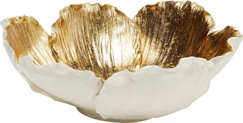 Kare Design Dekoschale Deko Schale Flower Bloom in gold von Kare Design