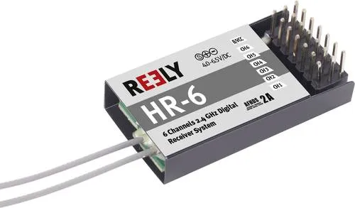 Reely HR-6 6-Kanal Empfänger 2,4 GHz