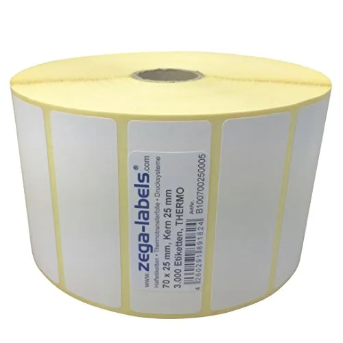 Thermo Etiketten auf Rolle