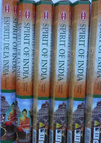 Packg. á 20 Stück RÄUCHERSTÄBCHEN Marke incense HEM Spirit of India 6