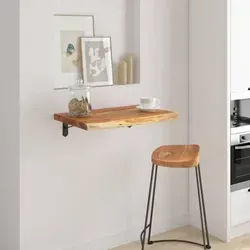 vidaXL Rechteckiges Wandregal mit Baumkante - Schweberegal aus massivem Akazienholz, ideal für Wohnzimmer und Büro. Mit rustikaler Naturkante ist jedes Regal ein Unikat und bietet vielseitigen Stauraum für Bücher, Pflanzen und Deko.
