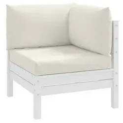 vidaXL Palettenkissen 3-tlg. Melange Creme - Auflagen & Polster - Bequeme und langlebige Kissen für Gartenmöbel, bieten optimalen Sitzkomfort und frischen Look für dein Zuhause.
