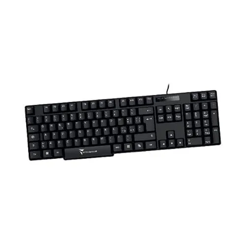 Techmade TM-KB828 USB 104 TASTI QWERTY schwarz Marke