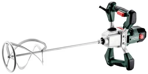 Metabo RWEV 1600-2 614050000 Rührwerk - Standmixer mit 1600 Watt und zwei Gängen, ideal für Mischungen bis 90 Liter. Ergonomisches Design und hohes Drehmoment für zähflüssige Materialien.