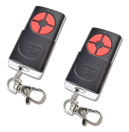 Handsender Sommer 868 MHz - 2er Set - Tore-Zubehör: Original SCHARTEC Handsender für Sommer Antriebe, 4-Kanal, einfaches Einlernen, inklusive Schlüsselanhänger und Schiebeklappe zum Schutz der Tasten.