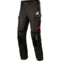 Alpinestars Honda Andes v3 Drystar Motorrad Textilhose M, schwarz-rot