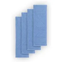 Bestlivings Bodenwischer Ersatzbezug Blau Mikrofaser 4er Pack