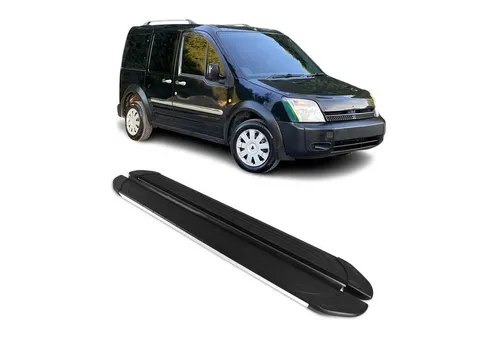 OMAC Kfz-Schmutzfänger Seitenschweller für Ford Connect 2002-2013 L2 – Rutschfest & Aerodynamisch - Hochwertiger Schmutzfänger aus Aluminium für Ford Connect L2, 2-teilig. Robust und korrosionsbeständig, schützt Ihr Fahrzeug effektiv und verbessert die Aerodynamik.