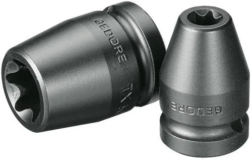 Gedore TXK 19 E-16 6223540 Außen-Sechsrund (TX) Kraft-Steckschlüsseleinsatz 14.76mm M12 1/2