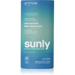 Attitude Sunly Plastic Free Suncare Beruhigende After Sun Creme Mint, Cucumber 60 g