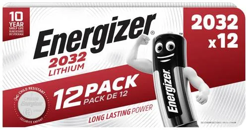 Energizer Knopfzelle CR 2032 3V 12 St. 240 mAh Lithium