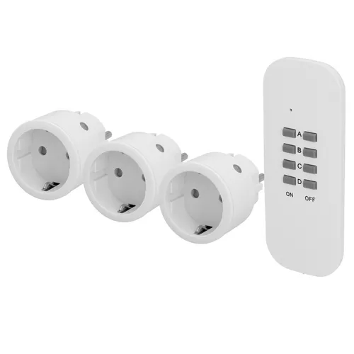 UNITEC Funkfernschalter-Set 3+1 Mini