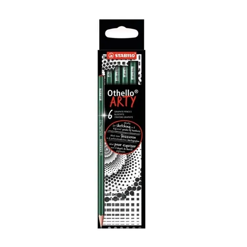 STABILO® BLEISTIFTE OTHELLO 282 ARTY MIX 6ER ETUI 6 HÄRTEGRADE NEU OVP