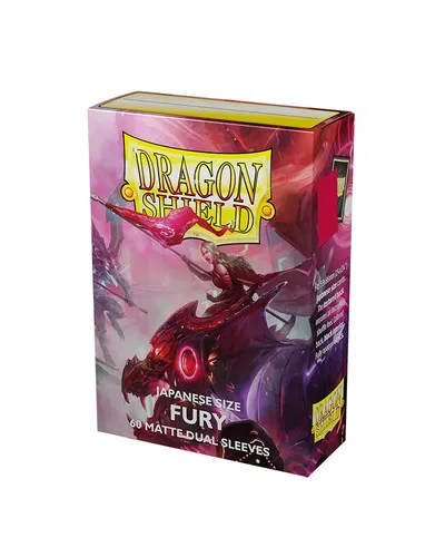 Arcane Tinmen Sammelkarte 60 Japanese size Dual Matte Sleeves - Fury