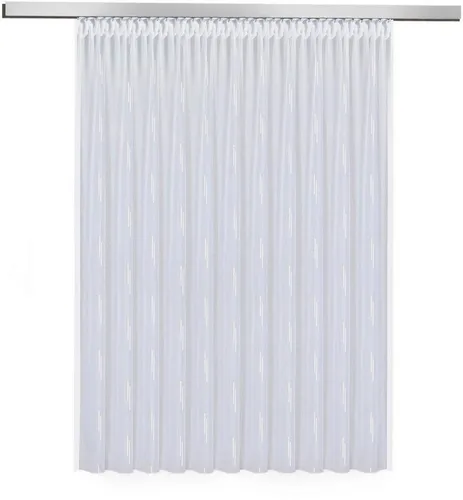 Xxxl Fertigstore Vera, Beige, 300x150 cm - Gardinen - Moderner Fertigstore in Beige mit Streifen-Dekor, feuchtigkeitsbeständig, pflegeleicht und ideal für eine sanfte Lichtstimmung.