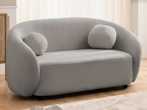 S-Style 2-Sitzer Roundi Bouclé Sofa – Luxus & Moderne von S-Style Möbel