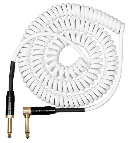 CASCHA CCA-G2WH6 Adv. Spiral-Instrumentenkabel Whi
