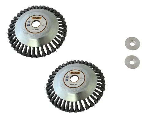 2x Profi Unkrautbürste Freischneider Motorsense 200x25,4mm für Husqvarna Stihl