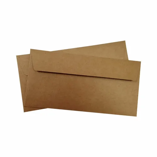 DIN Lang Kraftpapier Briefumschläge Pollen DL Kraft Umschläge braun 120g 10