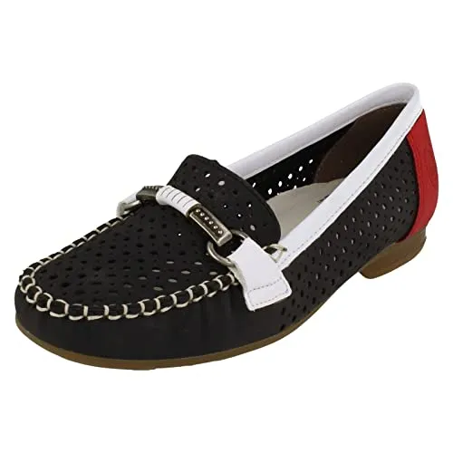 Rieker Damen Halbschuhe 40065 - Damen-Sneaker mit hochwertigem Synthetik-Obermaterial, ideal für den täglichen Gebrauch und kombiniert Stil mit Komfort.