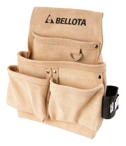 Bellota Werkzeuggürtel aus Leder mit 4 Taschen