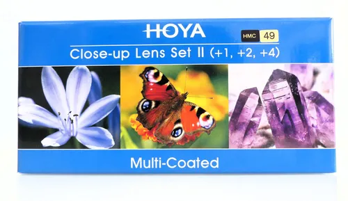 HOYA HMC 49 Close up Set II +1/+2/+4 Macro Nahlinsen Makrolinsen NEU #M