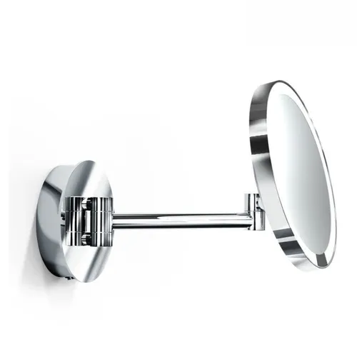 Decor Walther Just Look Plus WR Akku Kosmetikspiegel - Eleganter Wand-Kosmetikspiegel mit 5- oder 7-fach Vergrößerung, integrierten LED-Lampen und Touchdimmer für individuelles Licht – ideal für perfektes Make-up im Bad.