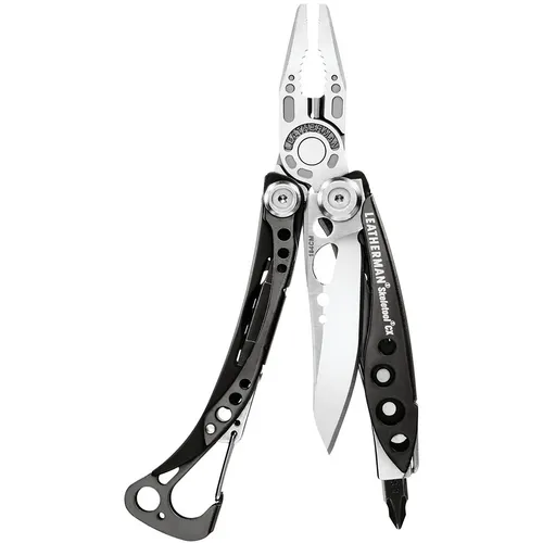 Leatherman Multitool Skeletool 830923 - 7 Funktionen mit Taschenclip - Multitool in kompakter Bauweise mit 7 Funktionen, ideal für unterwegs. Aus robustem 154CM-Edelstahl und mit praktischem Taschenclip für einfachen Transport.