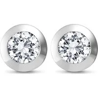 JETTE Damen-Ohrstecker aus 925er Silber mit Zirkonia in silber von JETTE