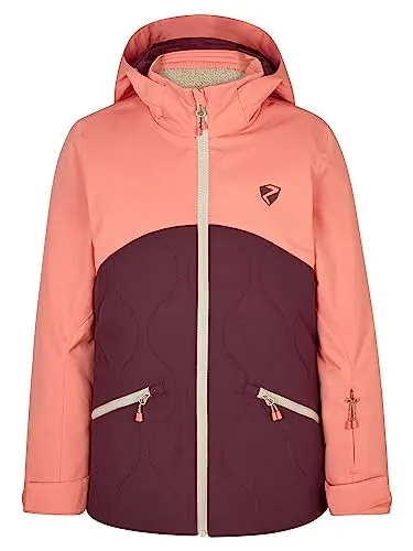 Ziener Ski- und Snowboardjacke für Kinder, Größe 140 in Rot - Kinder Ski- und Snowboardjacke von Ziener - wasserdicht, atmungsaktiv und winddicht. Ideal für Outdoor-Abenteuer im Schnee mit praktischen Taschen und verstellbarem Schneefang.