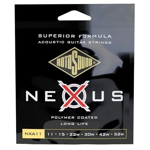 Rotosound NXA Nexus coated Akustikgitarre Satz Light 11-52 NXA11